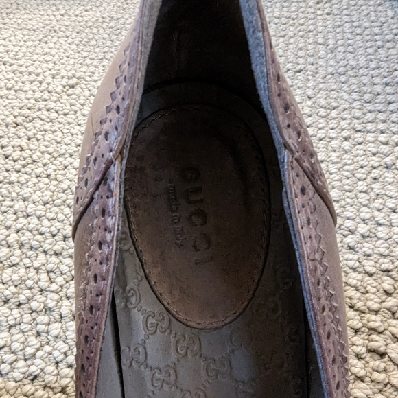 Gucci Saddle Soft Tamponato New Fango - Picture 10 of 12